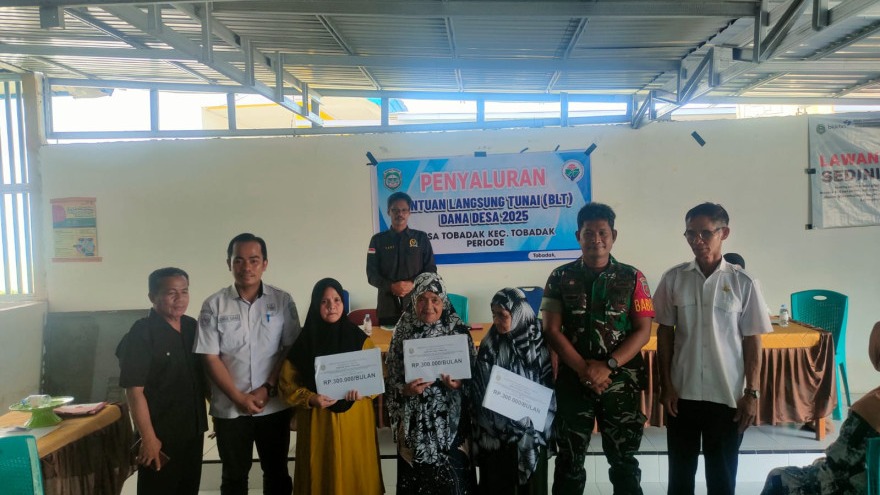 Pemdes Tobadak Mamuju Tengah Telah Salurkan BLT DD Hingga April 2025